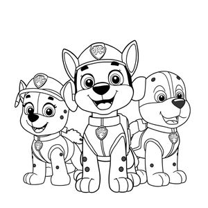 Libro para Colorear de Patrulla de Cachorros