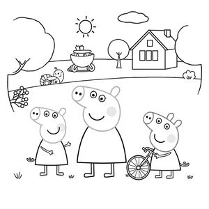 Libro de Colorear de Peppa Pig