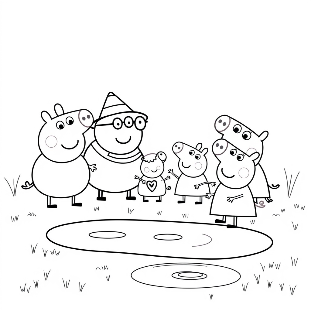 Libro de Colorear de Aventuras de Peppa Pig