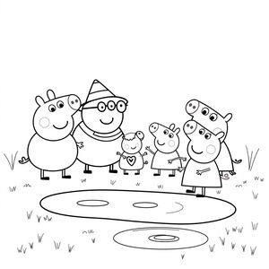 Libro de Colorear de Aventuras de Peppa Pig