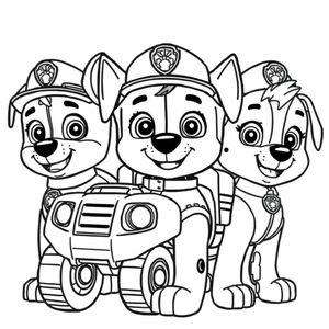 Libro para Colorear de La Patrulla Canina