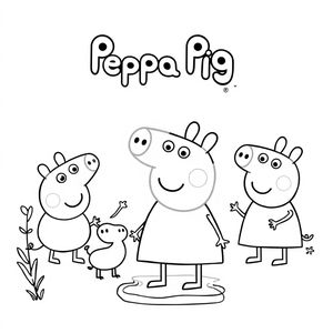 Coloreando Aventuras de Peppa Pig