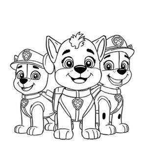 Libro para Colorear de Patrulla Canina
