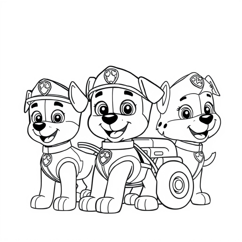 Libro para Colorear: Patrulla Canina
