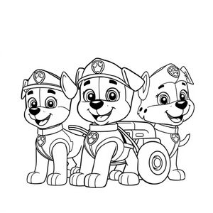 Libro para Colorear: Patrulla Canina