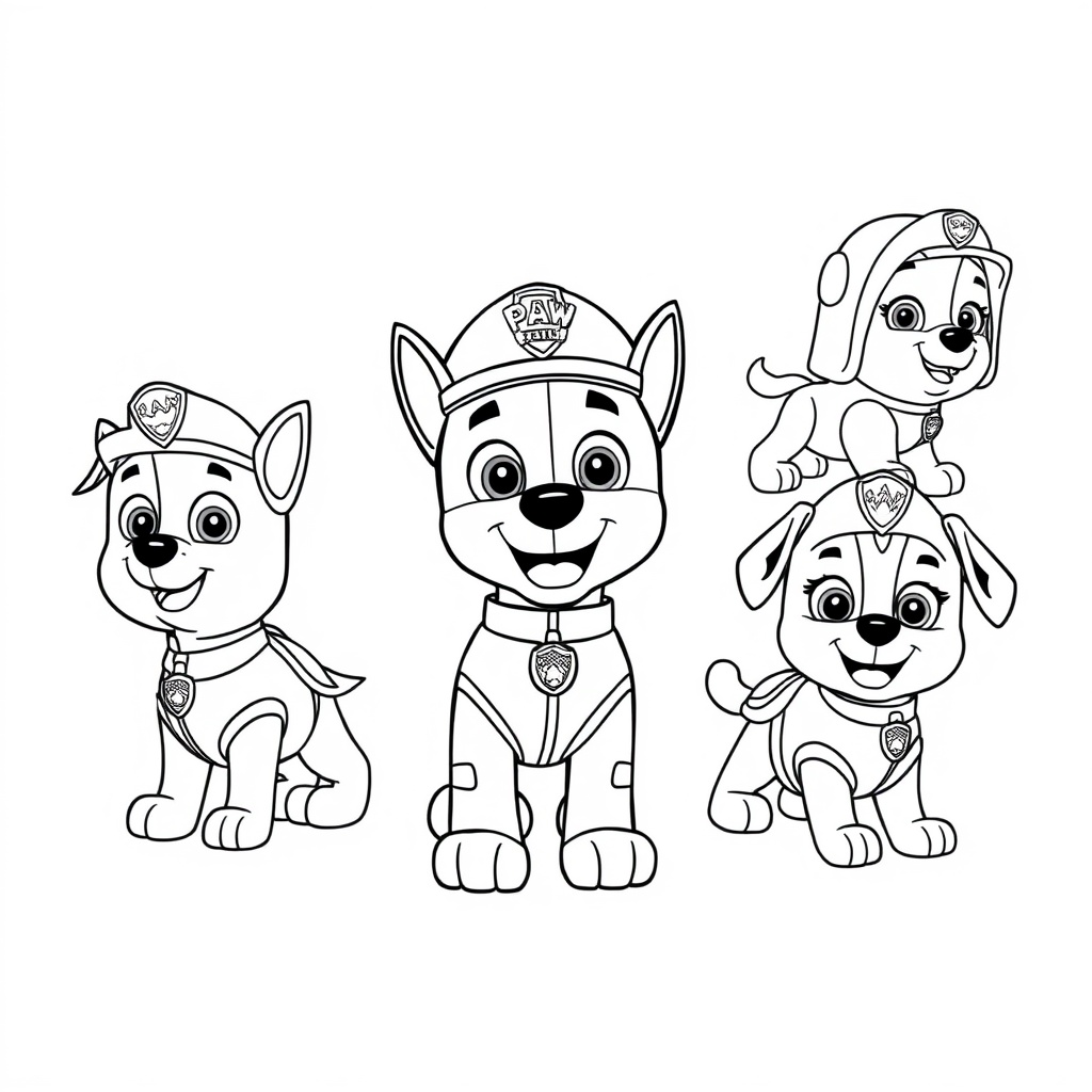 Libro para Colorear PAW Patrol