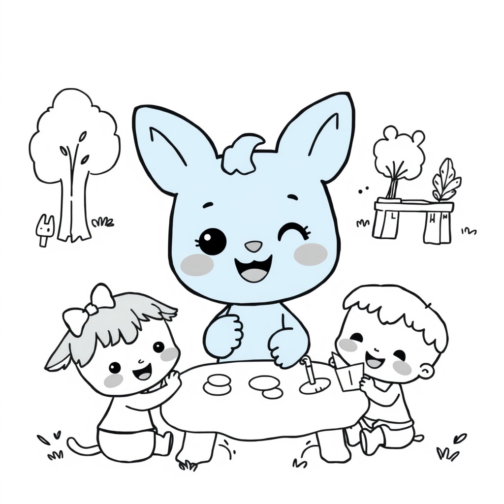 Libro para Colorear de Bluey