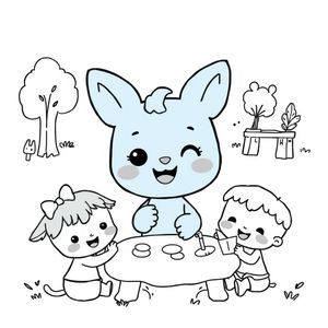 Libro para Colorear de Bluey