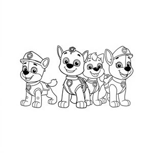 Libro para Colorear de Patrulla Canina