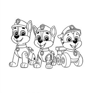 Libro de Colorear de Patrulla de Cachorros