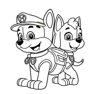 Libro para Colorear de Patrulla de Cachorros