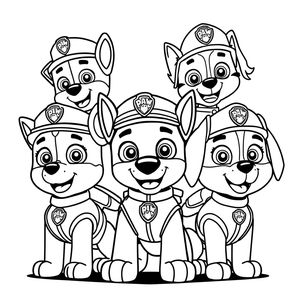 Libro de Colorear de Patrulla Canina