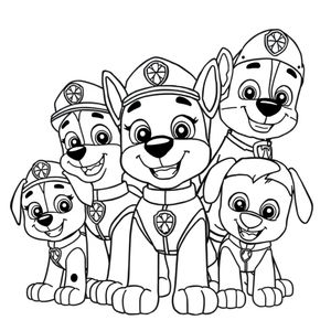 Libro para Colorear - Patrulla Canina
