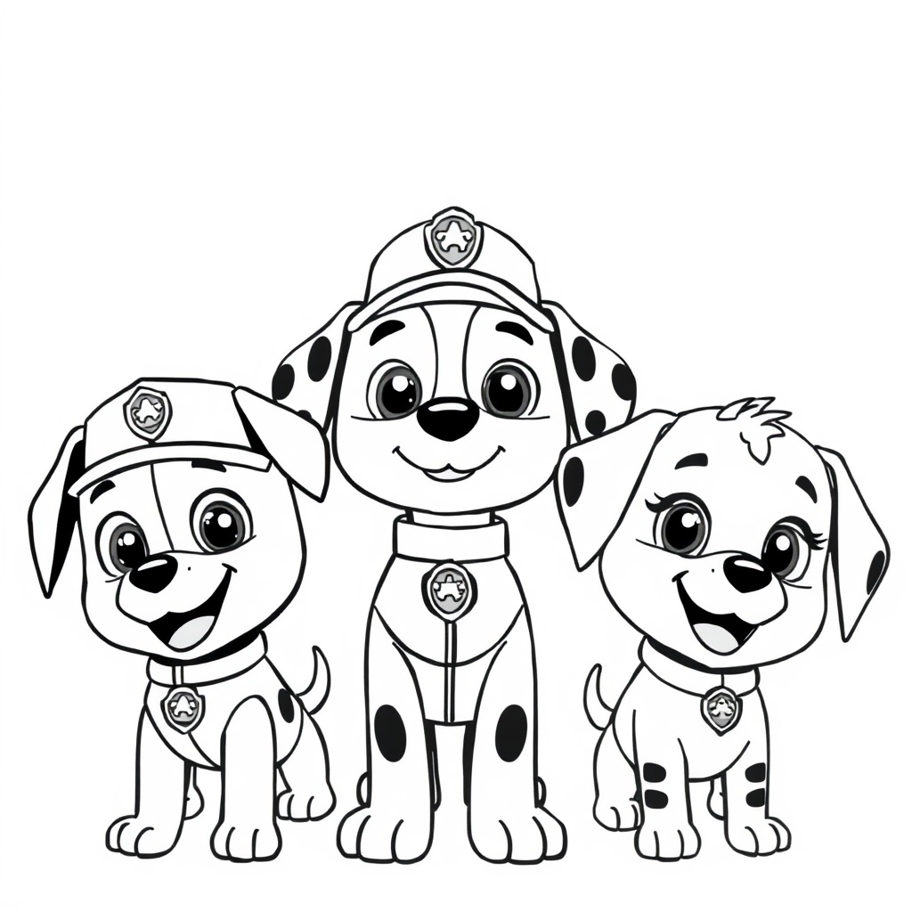 Libro para Colorear Patrulla Canina