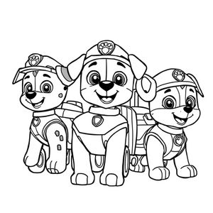 Libro para Colorear Patrulla Canina