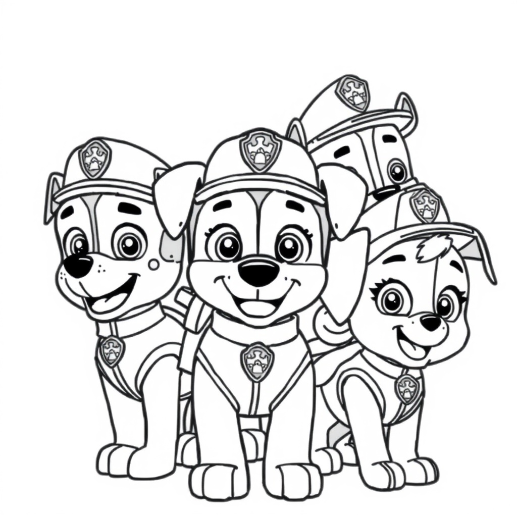 Páginas para Colorear de PAW Patrol