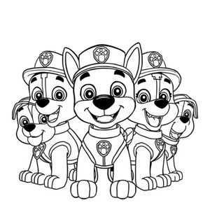 Libro para Colorear Patrulla Canina