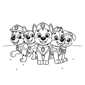 Patrulla Canina - Coloreado de Aventuras