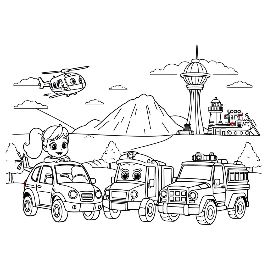 Libro para Colorear Patrulla de Cachorros