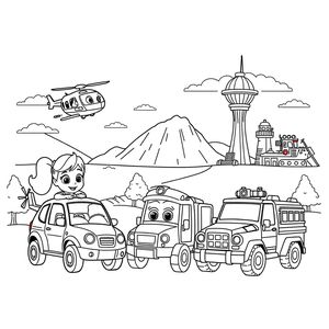 Libro para Colorear Patrulla de Cachorros