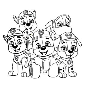 Libro para Colorear: Patrulla Canina