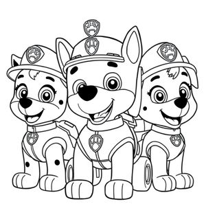 Páginas para colorear de PAW Patrol