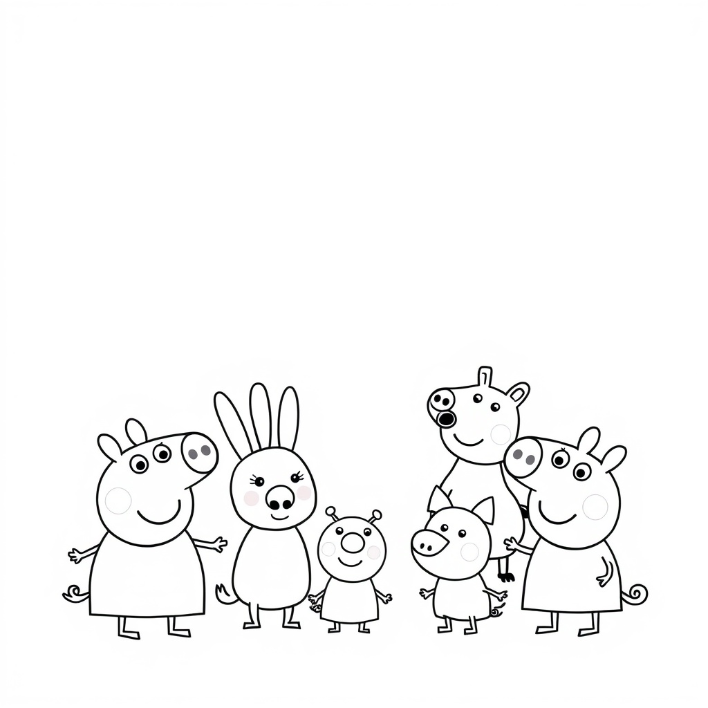Libro para Colorear de Peppa Pig