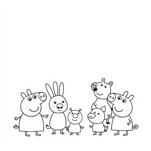 Libro para Colorear de Peppa Pig