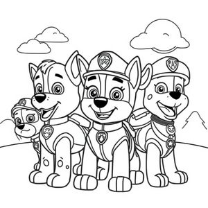 Libro para Colorear de La Patrulla Canina