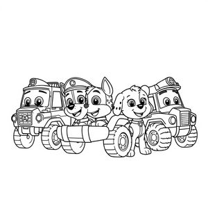 Libro para Colorear de Patrulla de Cachorros