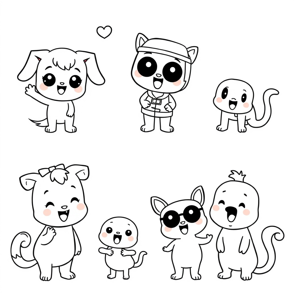 Libro para Colorear de Bluey