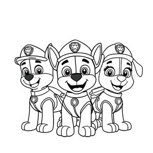 Libro para Colorear de Patrulla de Cachorros