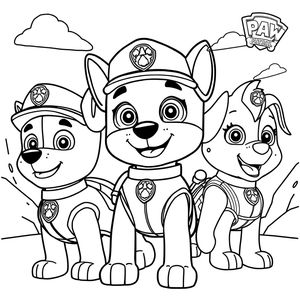 Patrulla Canina: Misiones para Colorear