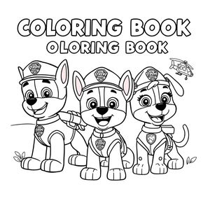 Libro para Colorear: Patrulla Canina
