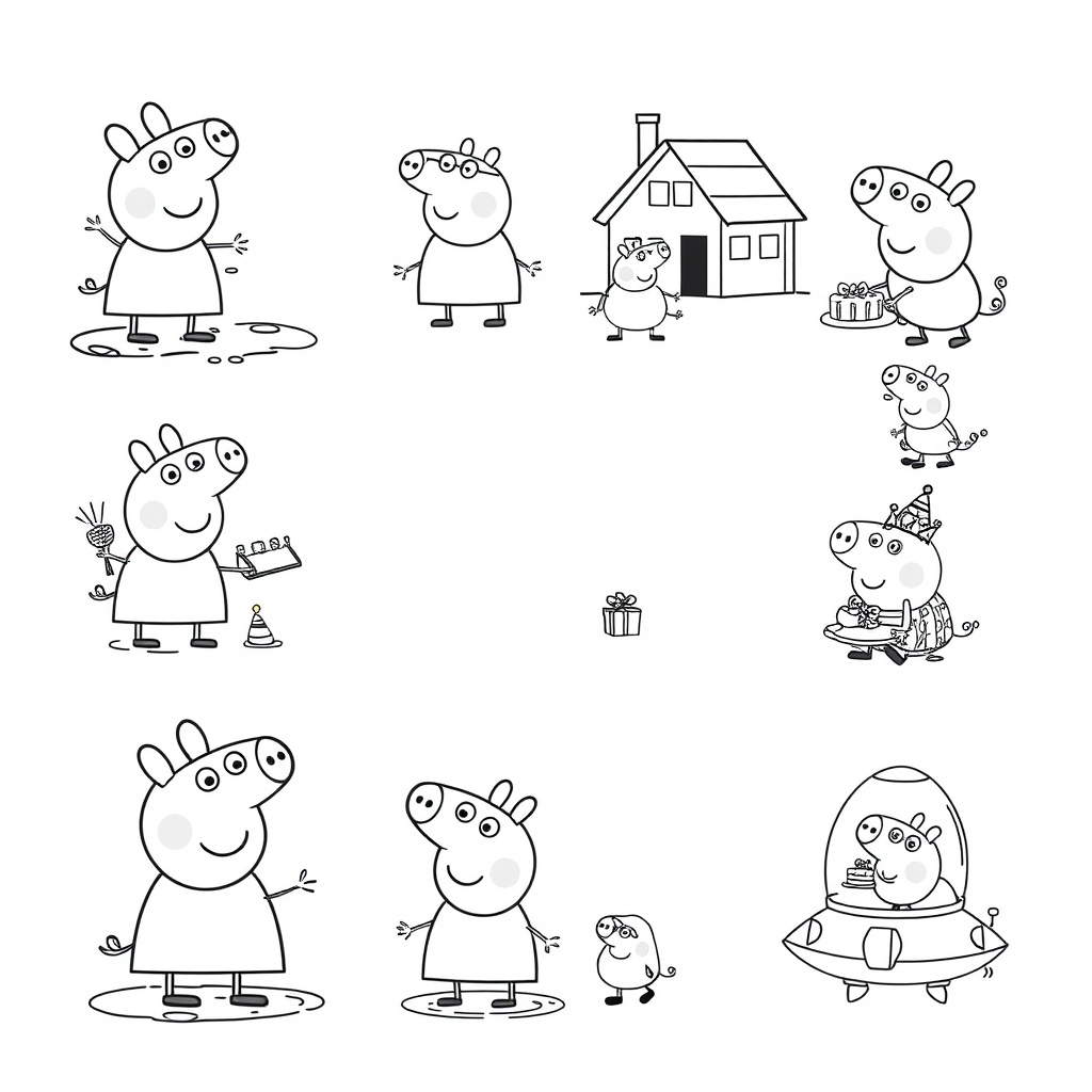 Kolorowanka Peppa Pig