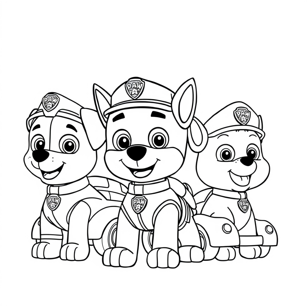 Libro para Colorear de PAW Patrol