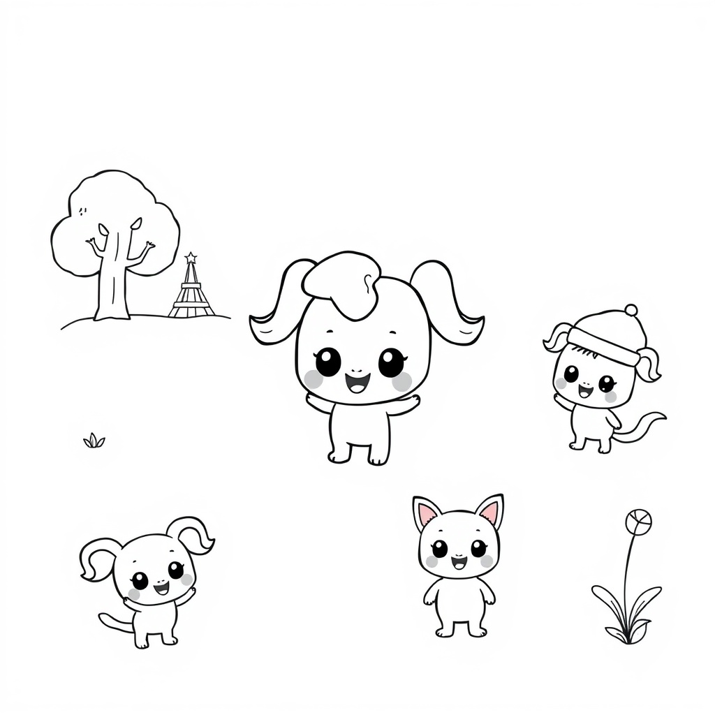 Libro de Colorear Bluey