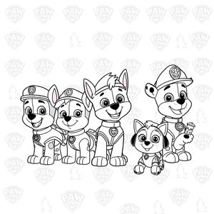 Libro para Colorear: Patrulla Canina