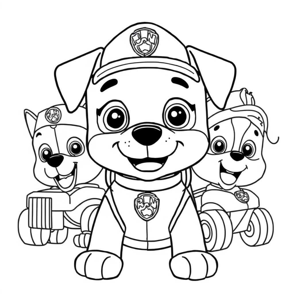 Libro para Colorear de PAW Patrol