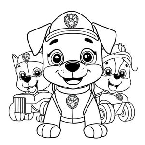 Libro para Colorear de PAW Patrol