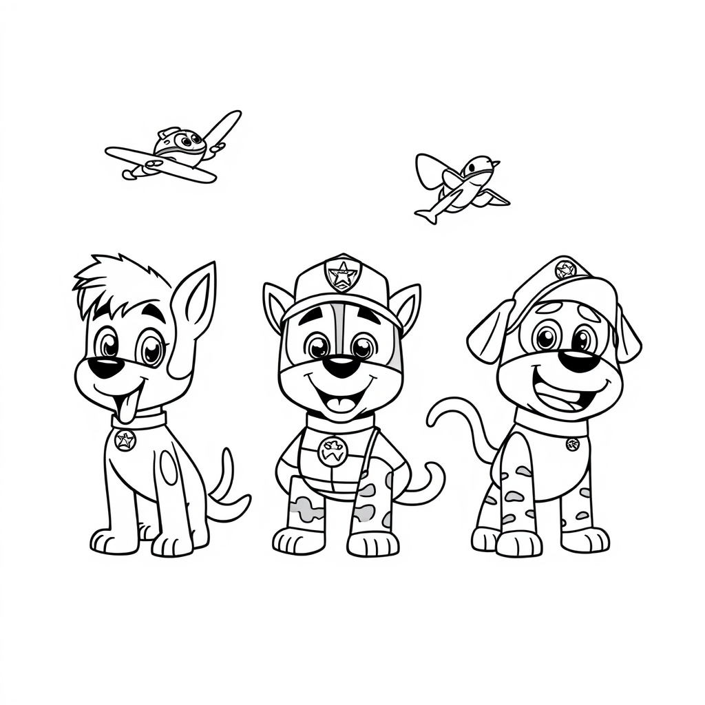 PAW Patrol: Libro de Colorear de Acción
