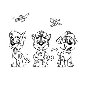 Psi Patrol: Kolorowanka Akcji