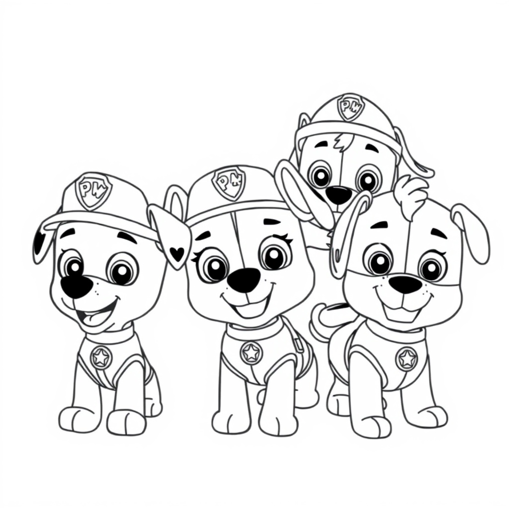 Libro de Colorear de PAW Patrol