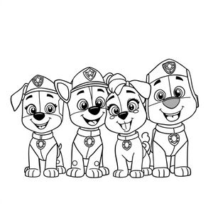 Libro para Colorear de la Patrulla Canina