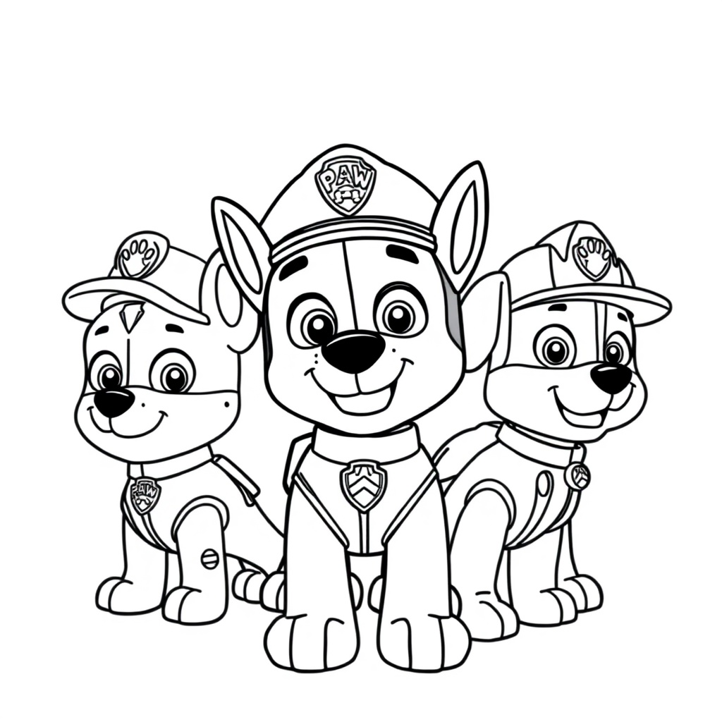 Libro para Colorear: La Patrulla Canina