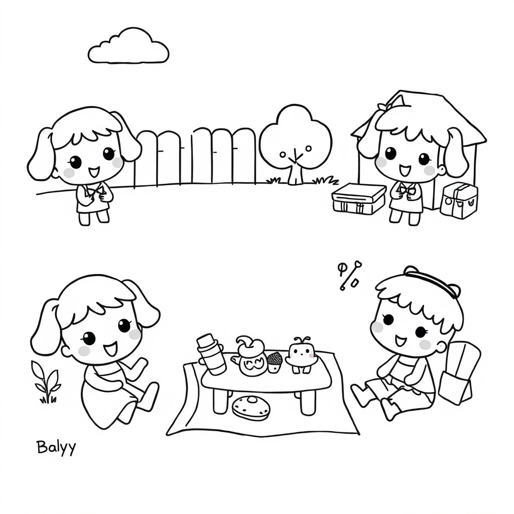 Libro para Colorear Bluey