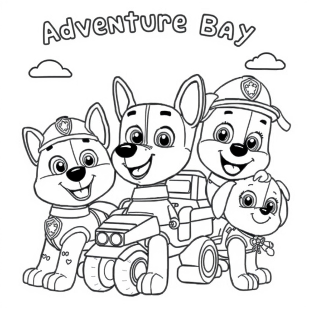 Libro para Colorear de PAW Patrol