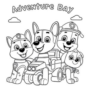 Libro para Colorear de PAW Patrol