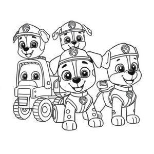 Libro de Colorear de La Patrulla Canina