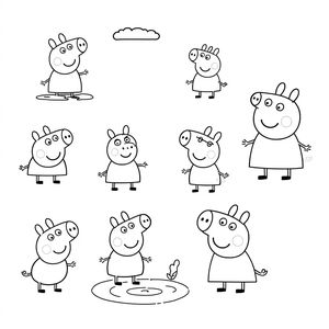 Libro para Colorear de Peppa Pig